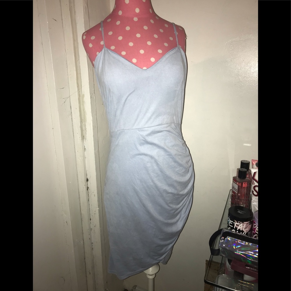 Light blue mini dress